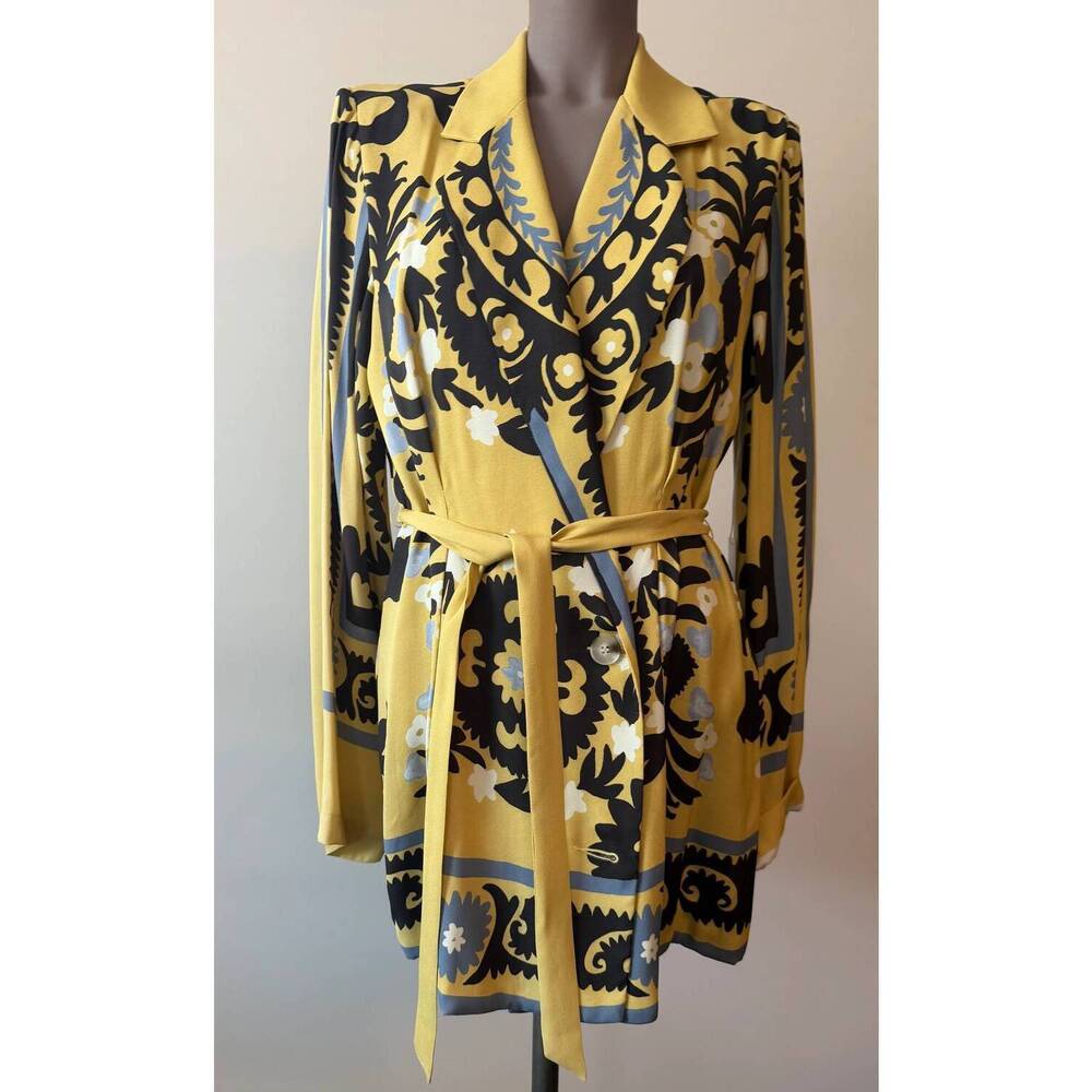 NEW R.G. KANE women's mariel blazer in solar print